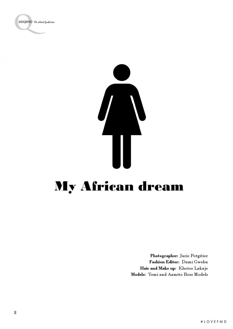 My African Dream, November 2014