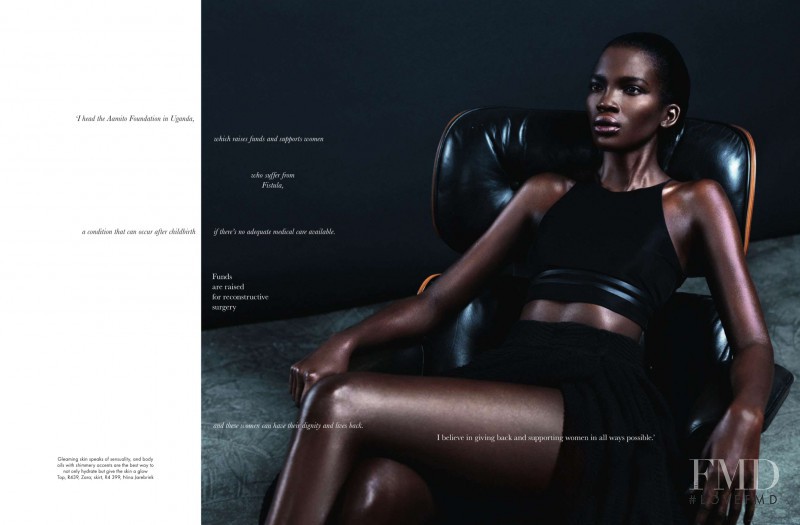 Aamito Stacie Lagum featured in Golden Girl, July 2014