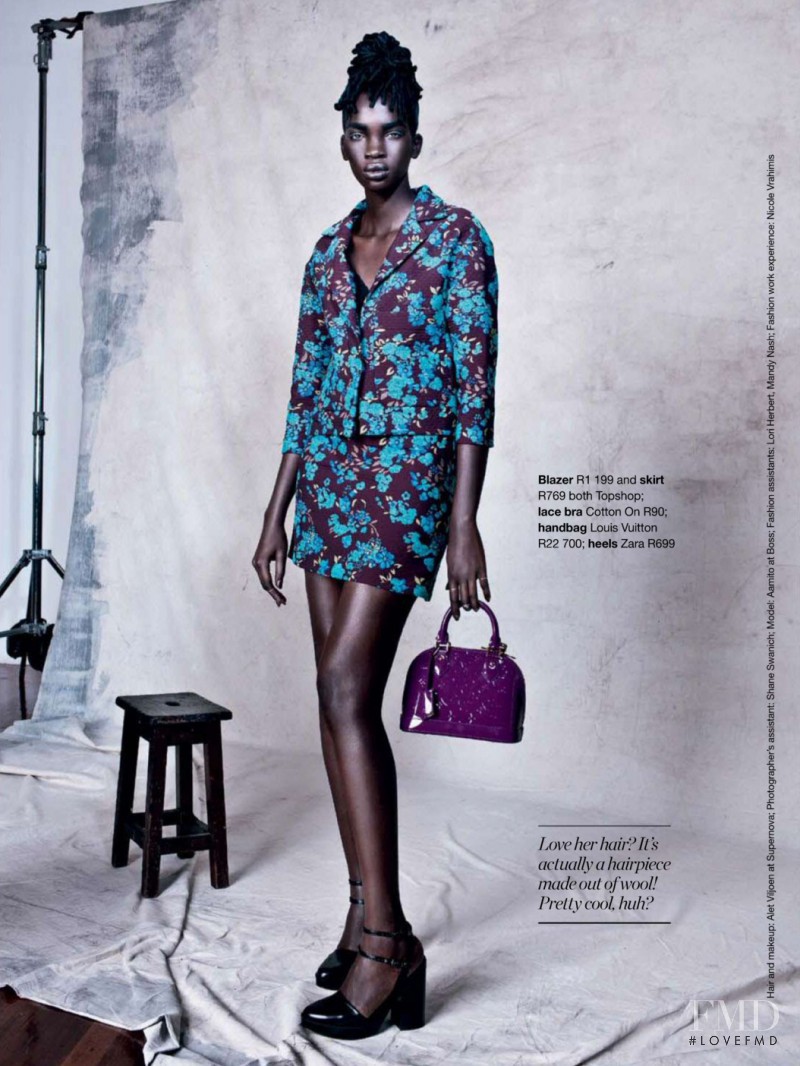 Aamito Stacie Lagum featured in Botanical Beauty, August 2014