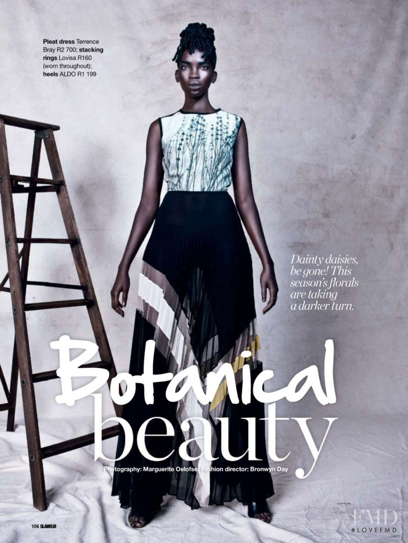 Aamito Stacie Lagum featured in Botanical Beauty, August 2014