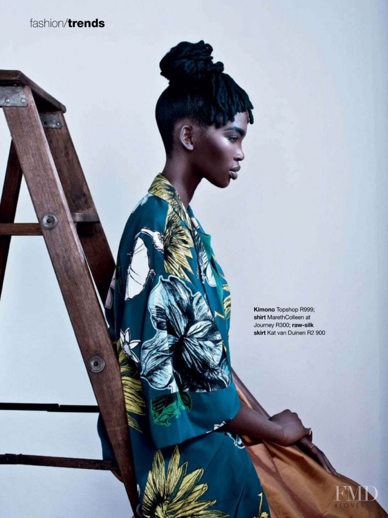 Aamito Stacie Lagum featured in Botanical Beauty, August 2014