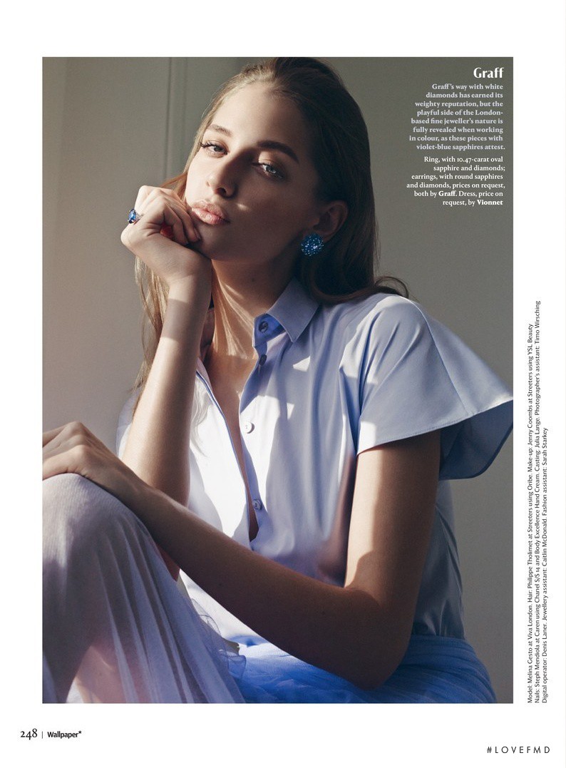 Melina Gesto featured in Stone on tone, April 2014