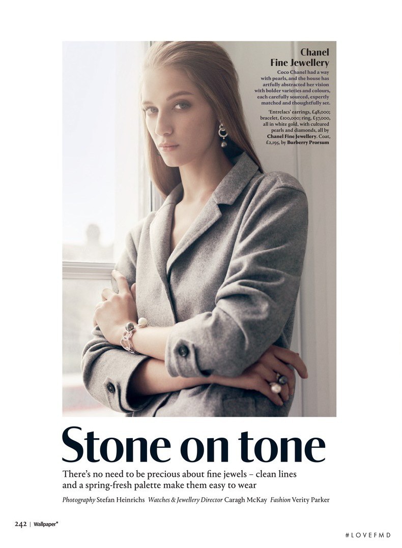 Melina Gesto featured in Stone on tone, April 2014