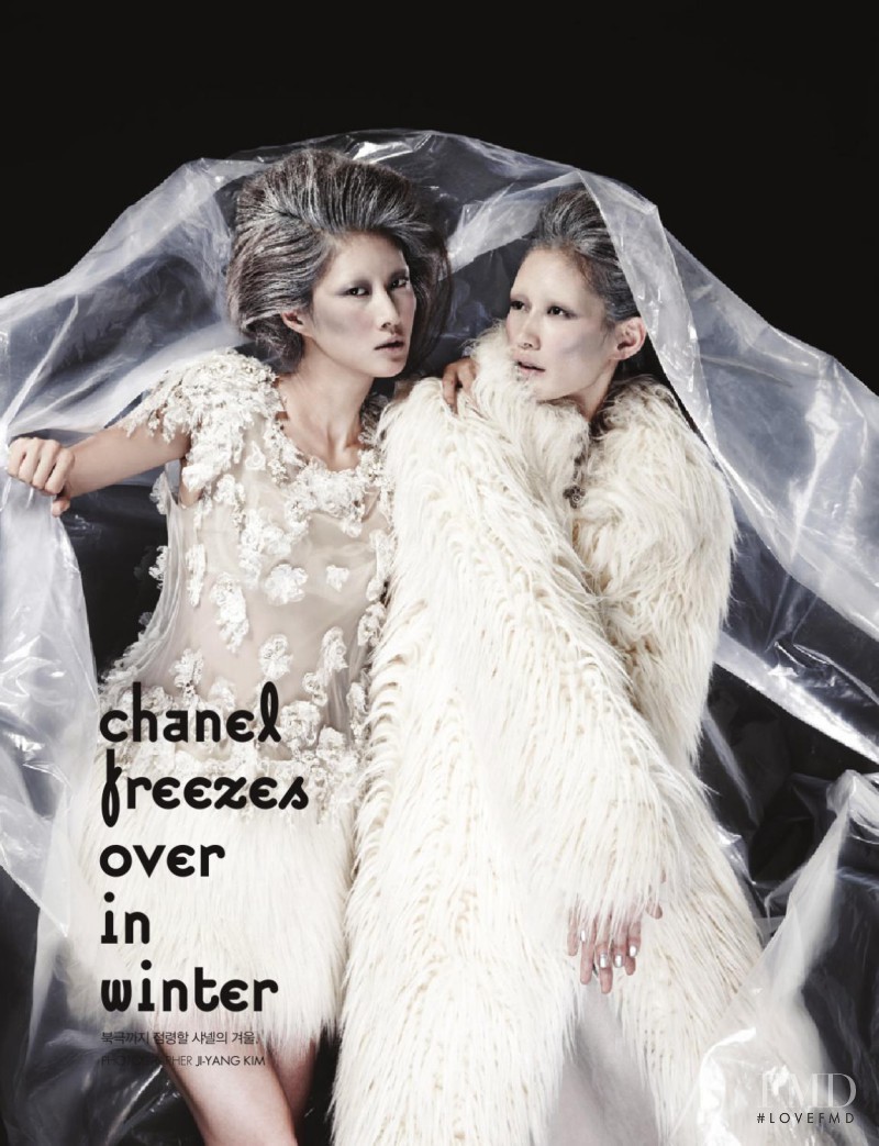 Hyun Yi Lee featured in Chanel Freezes Over In Winter, October 2010