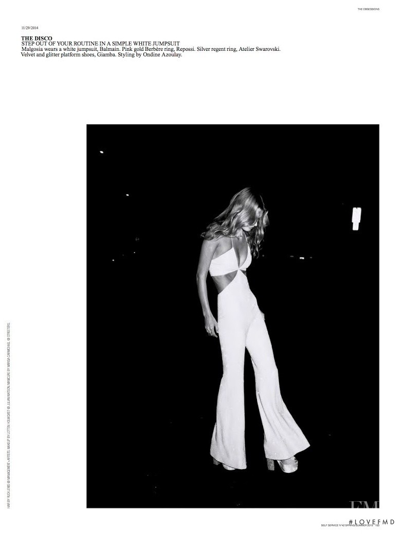 Malgosia Bela featured in The Obsessions, March 2015