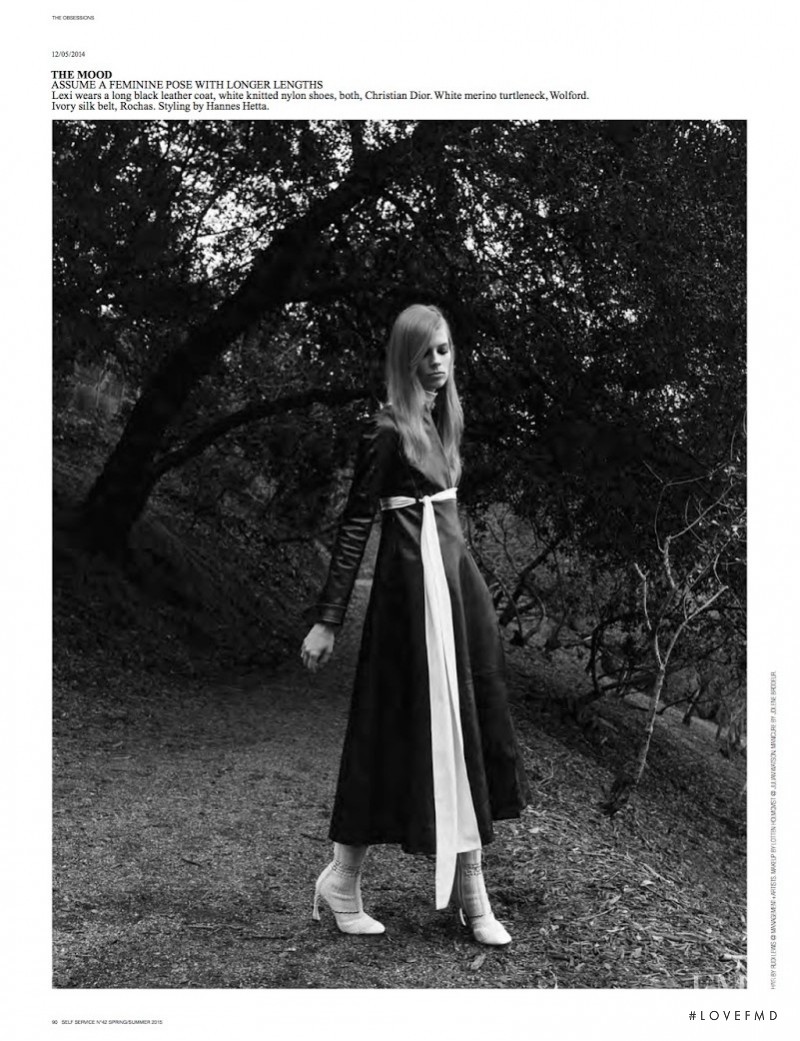 Lexi Boling featured in The Obsessions, March 2015