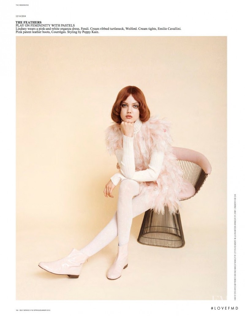 Lindsey Wixson featured in The Obsessions, March 2015