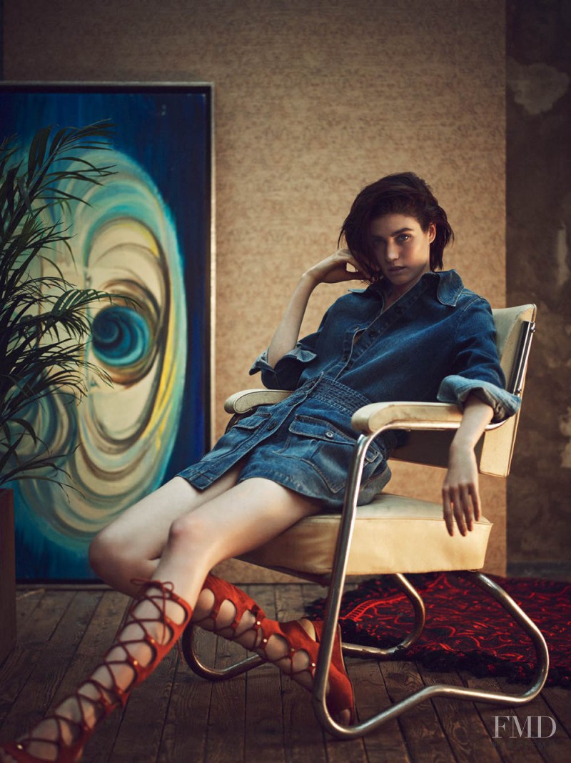 Manon Leloup featured in Mood Indigo, March 2015