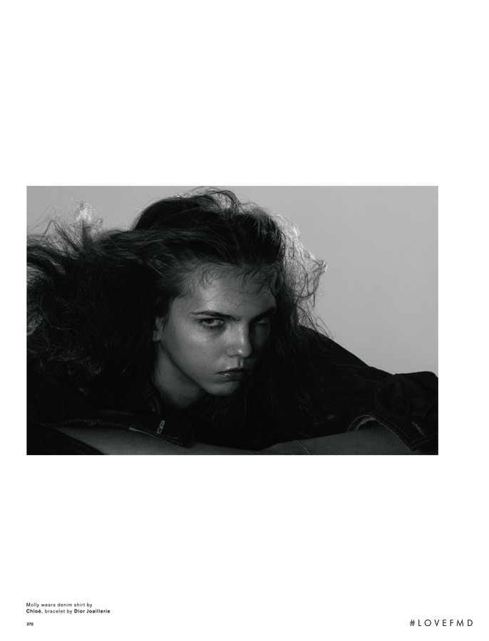 Molly Bair featured in Frayed Beauty, March 2015