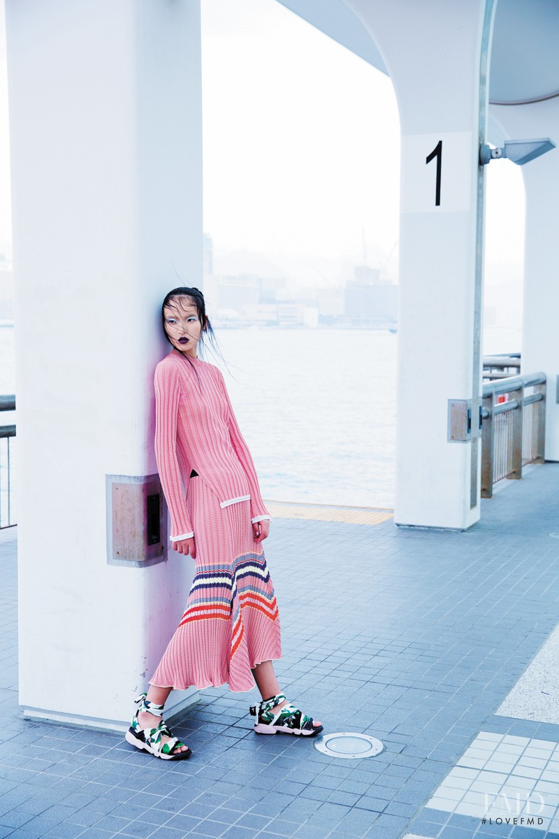 Luping Wang featured in Delicious candy colours for your spring wardrobe, March 2015