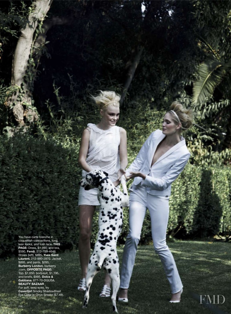 Jessica Stam featured in What\'s White Now, April 2010