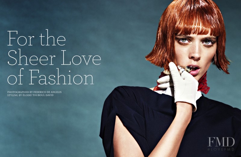 Dovile Virsilaite featured in For the Sheer Love of Fashion, July 2011