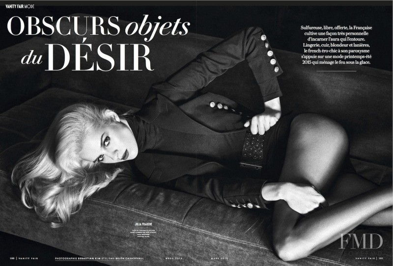 Julia Frauche featured in Obscurs Objets Du Désir, March 2015