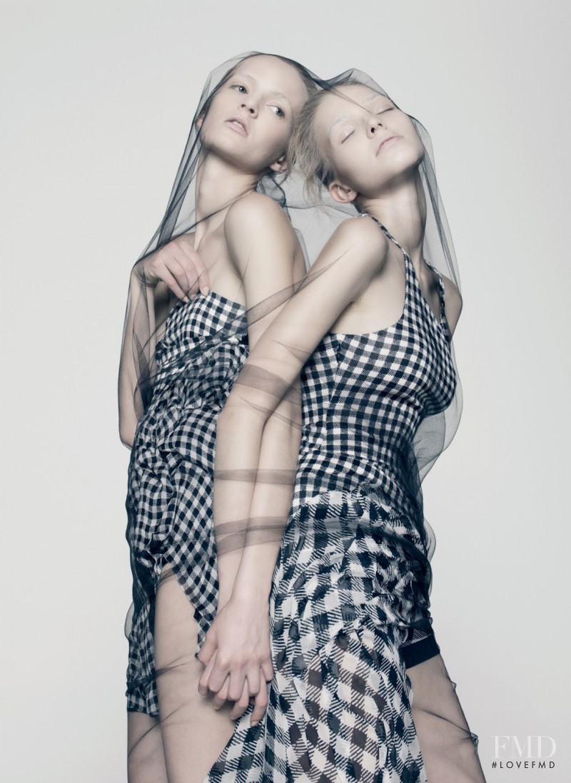 Daria Strokous featured in Sasha & Daria, March 2015