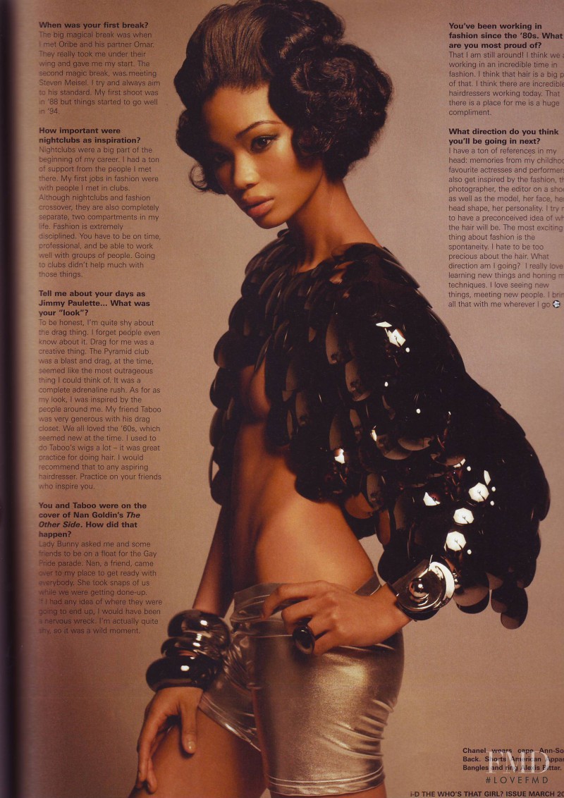 Chanel Iman featured in Jimmy, March 2008