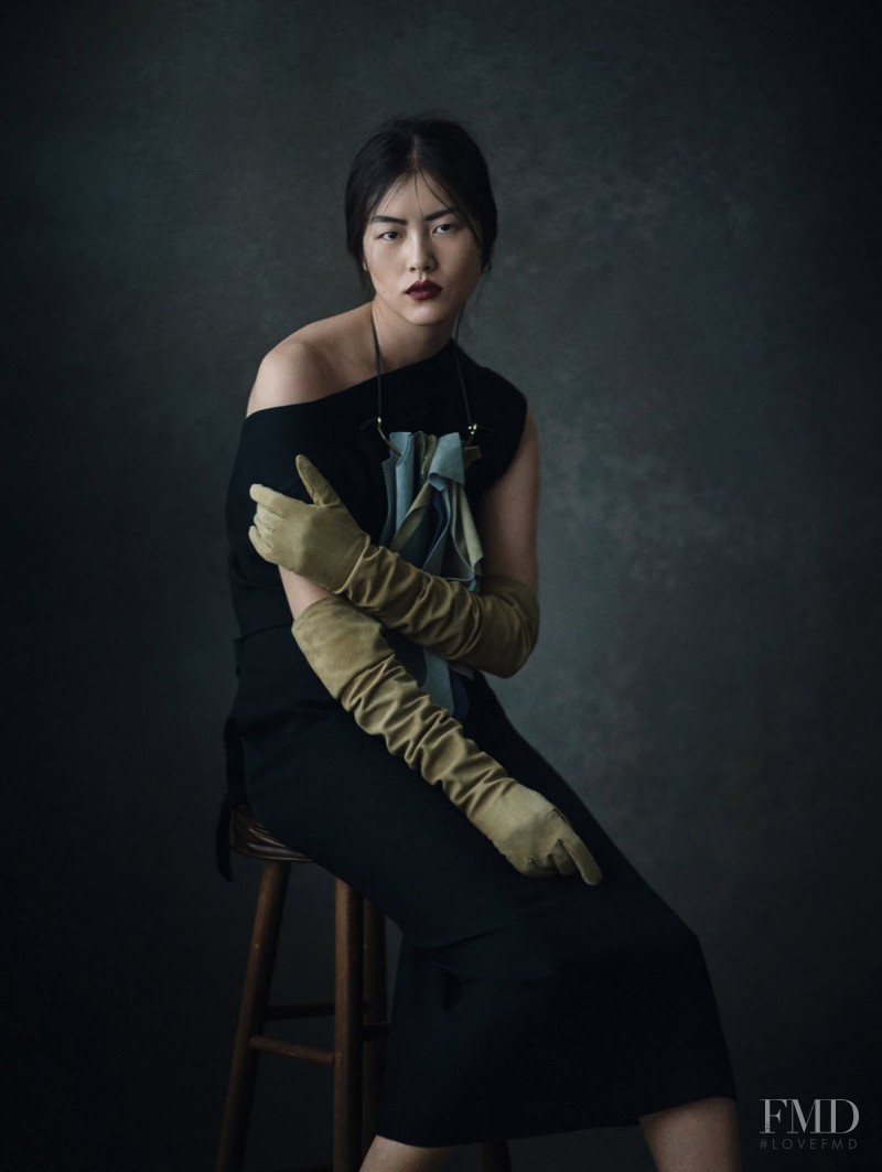 Liu Wen featured in Silent Beauty, April 2015