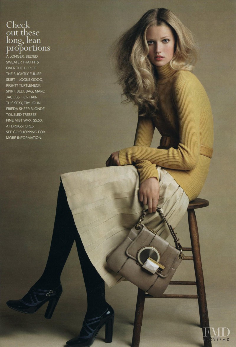 Toni Garrn featured in What You\'ll Wear Next, September 2007