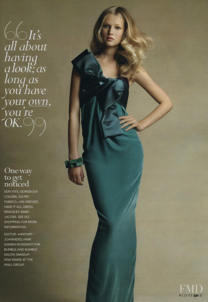 Toni Garrn featured in What You\'ll Wear Next, September 2007