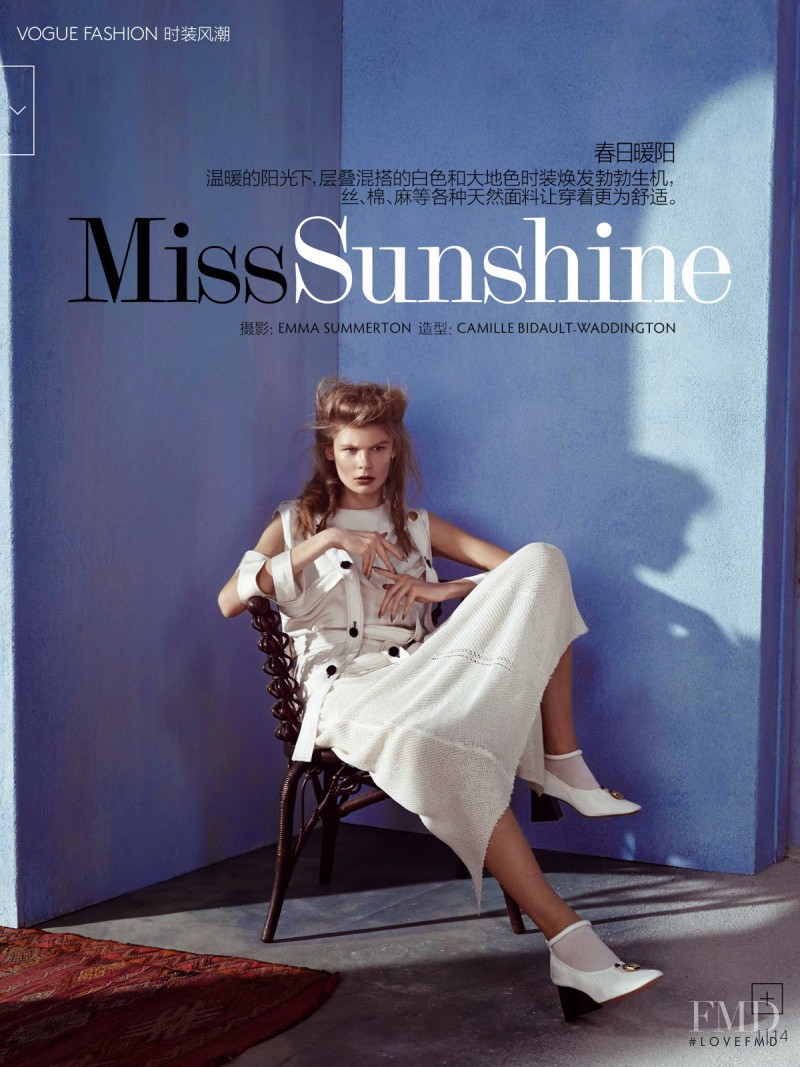 Alexandra Elizabeth Ljadov featured in Miss Sunshine, February 2015