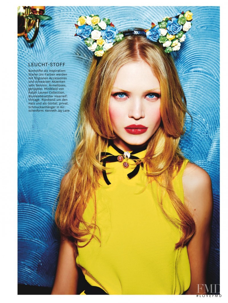 Camilla Forchhammer Christensen featured in Wir Wollen Alles, March 2014