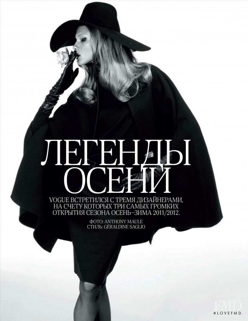 Anna Selezneva featured in Legends of the Fall, September 2011