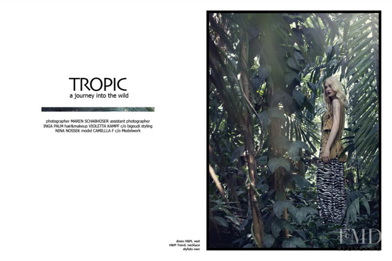 Camilla Forchhammer Christensen featured in Tropic a journey into the wild, November 2013