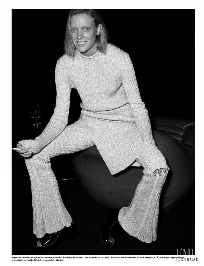 Annely Bouma featured in Les Effrontées, October 2014