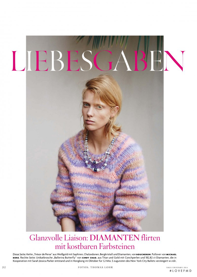 Annely Bouma featured in Liebesgaben, December 2014