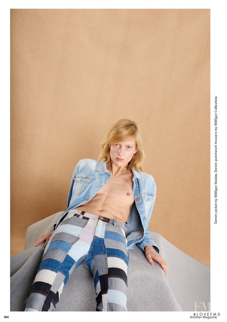 Annely Bouma featured in Threads Indigo Serge Denimes, March 2015