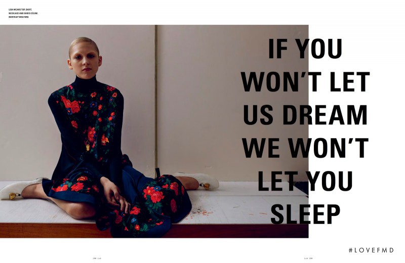 Lida Fox featured in If You Won\'t Let Us Dream We Won\'t Let You Sleep, March 2015