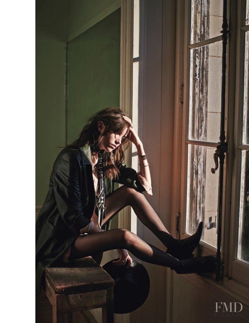 Grace Hartzel featured in Out Of Uniform, April 2015