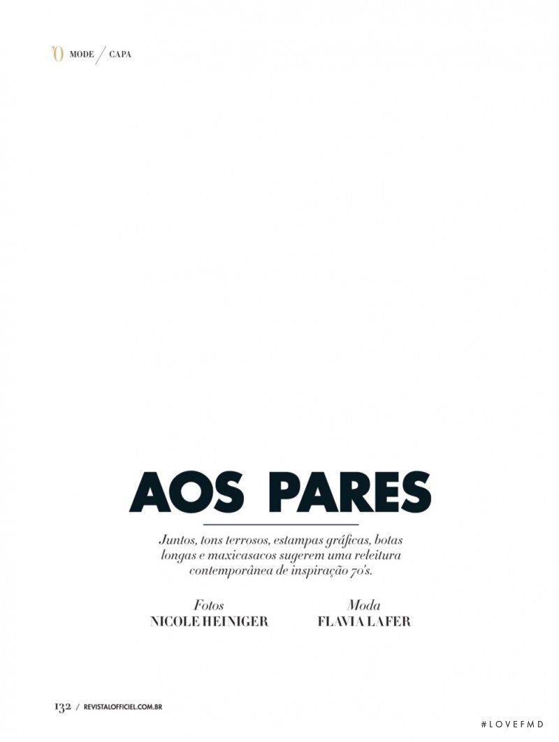 Aos Pares, April 2015