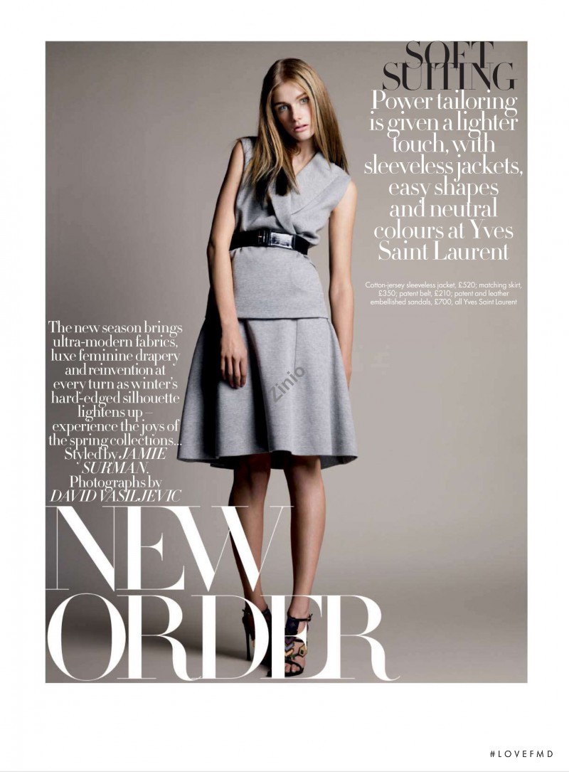 Zuzana Straska featured in New Order, February 2008