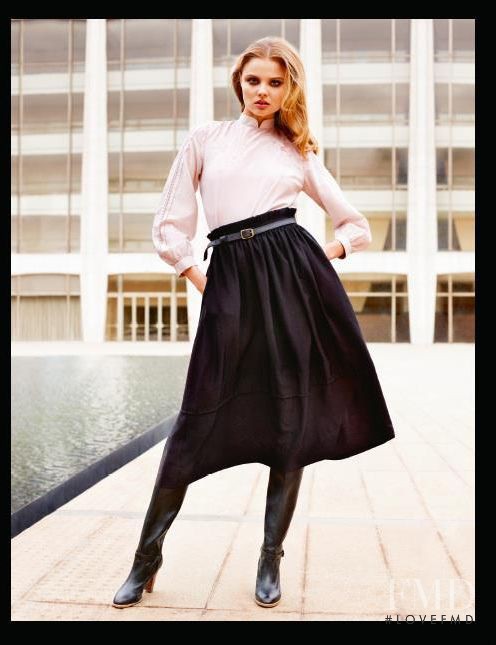 Magdalena Frackowiak featured in Uptown Girl, September 2011