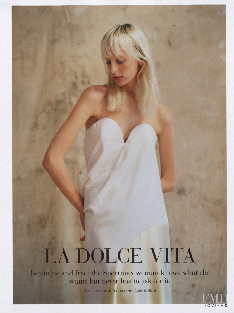 Lili Sumner featured in La Dolce Vita, February 2014