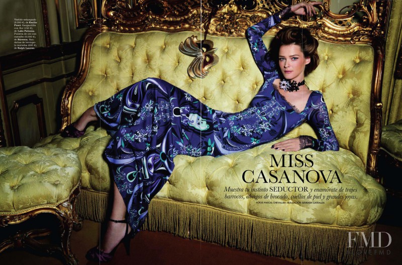Carmen Kass featured in Miss Casanova, September 2011