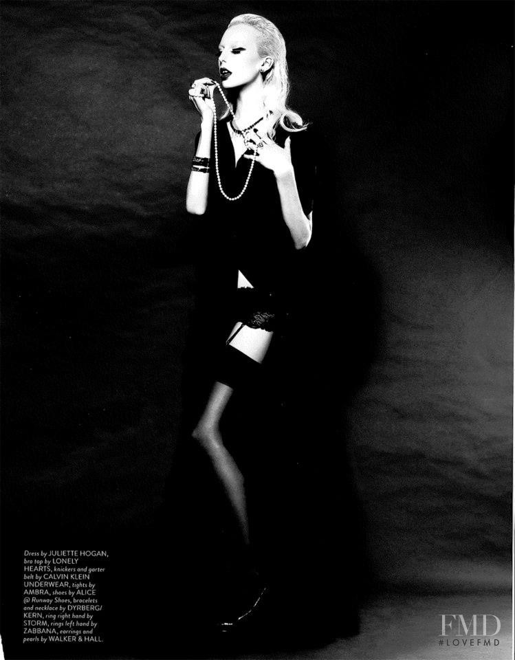 Lili Sumner featured in Lady in Black, June 2012