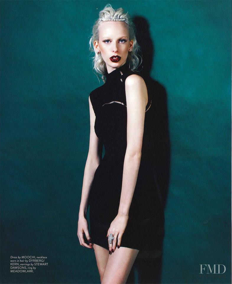 Lili Sumner featured in Lady in Black, June 2012