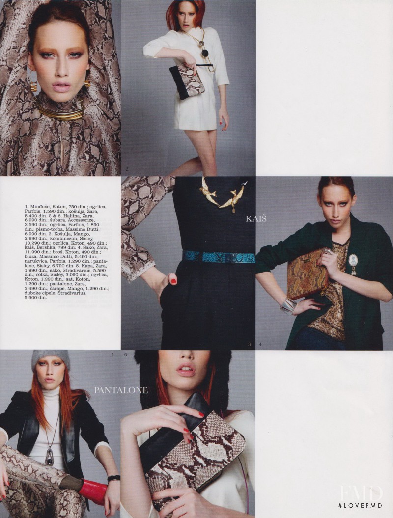 Marina Krtinic featured in Style For Less, January 2012