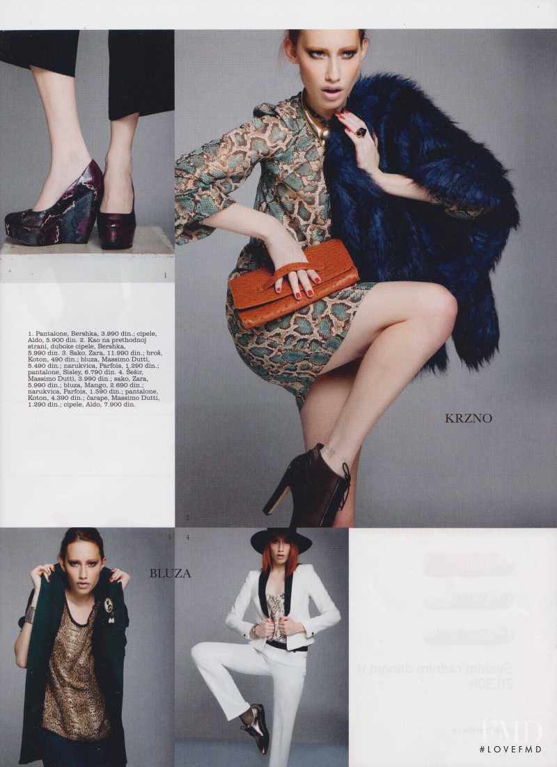 Marina Krtinic featured in Style For Less, January 2012