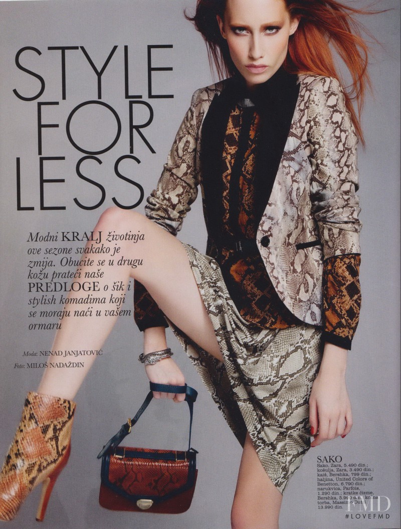Marina Krtinic featured in Style For Less, January 2012