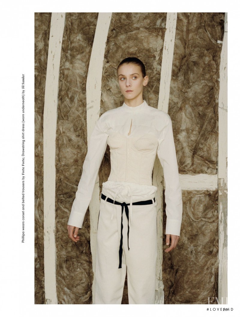 Phillipa Hemphrey featured in Lace Underpinning California Gesture, March 2015