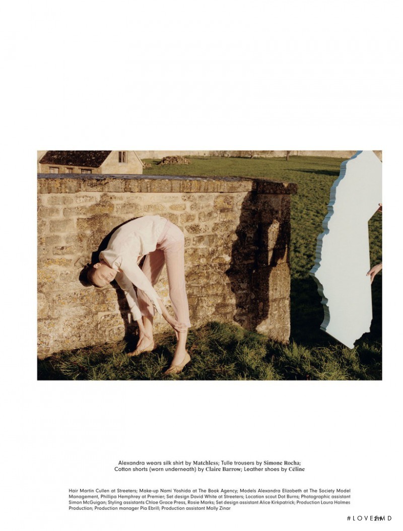 Phillipa Hemphrey featured in Lace Underpinning California Gesture, March 2015