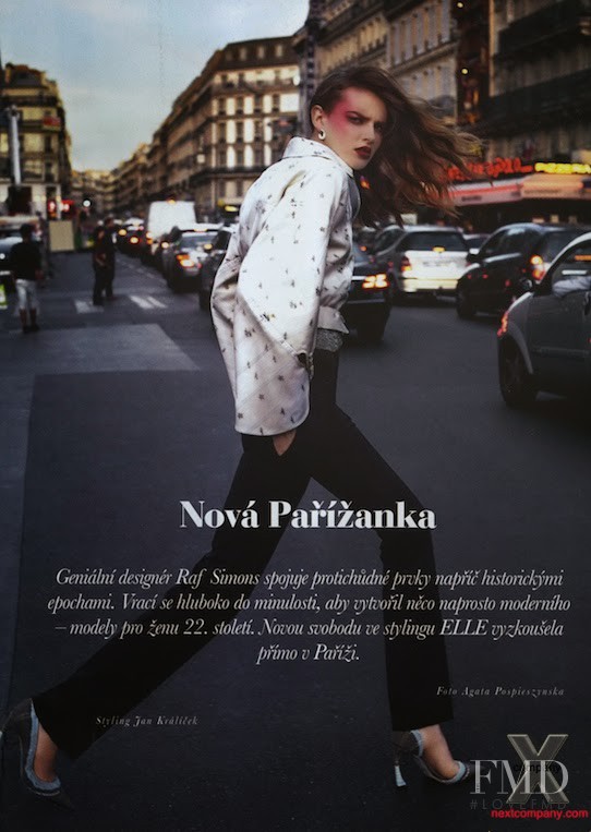 Dorota Kullova featured in Dior, February 2015