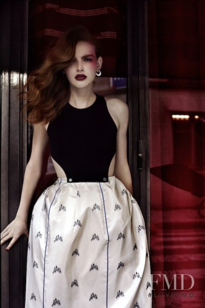 Dorota Kullova featured in Dior, February 2015