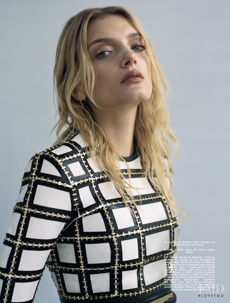 Lily Donaldson featured in Do You Speak Balmain? , March 2015