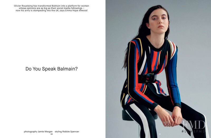 Matilda Lowther featured in Do You Speak Balmain? , March 2015
