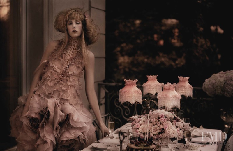Edie Campbell featured in Fleur De Nuit, May 2015
