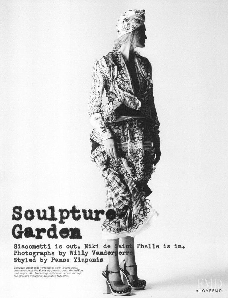 Caroline Trentini featured in Sculpture Garden, May 2015