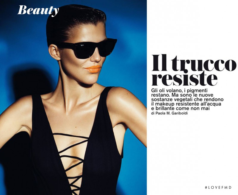 Klaudia Bulka featured in Il Trucco resiste, July 2014